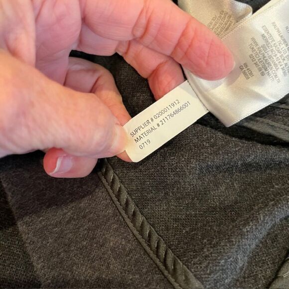 POLO Ralph Lauren Charcoal Work Blazer Double Breasted Cotton Blend Size 6 - Picture 9 of 16